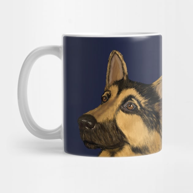 German Shepherd by ArtistsQuest